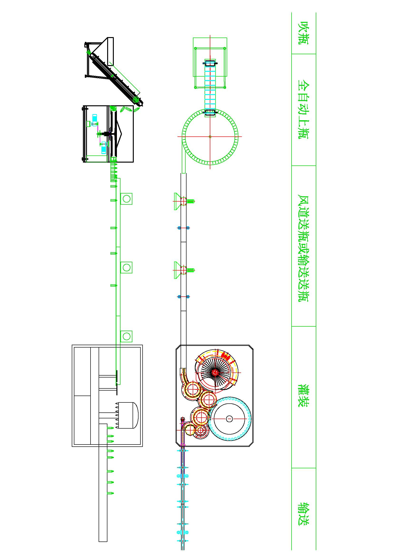 全自动理瓶机布局图